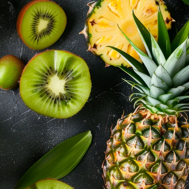 AHA de kiwi y piña